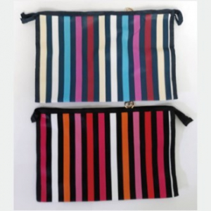 루씨르 스트라이프 파우치 27cmx17.5cmx7.8cm