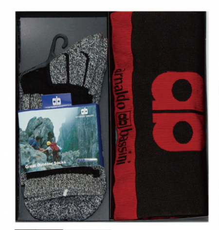 아놀드바시니 쿨맥스 등산 양말 1p + AB 넥워머 (동계용) 세트 #2