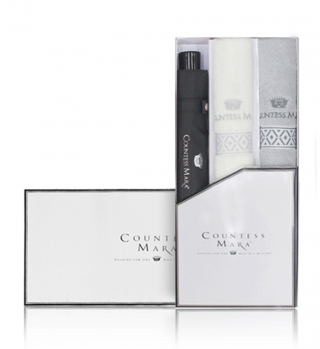 송월 우산 선물세트 (CM 3단 폰지 우산 1 + CM 맥스 타올 2) s #3