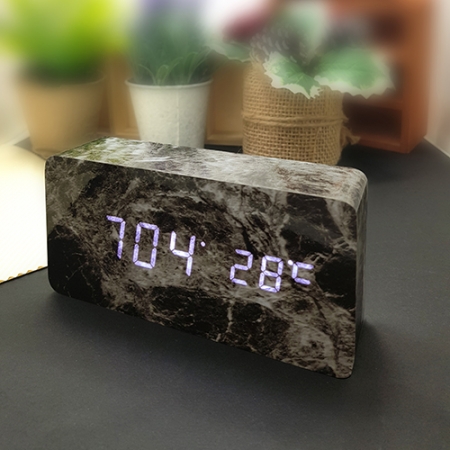 스톤 멀티 LED 탁상시계 #3