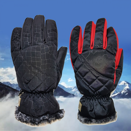 누빔 방수 방한장갑, 매직 보온 장갑, 스마트폰 터치 #3