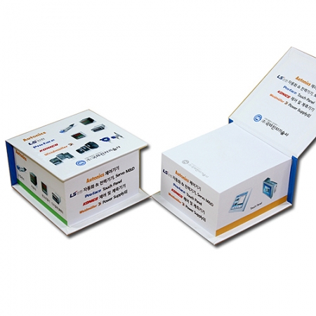 양장 큐브형 측면전사 점착메모지 (76x73400매) #2