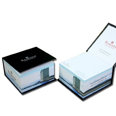 양장 큐브형 측면전사 점착메모지 (107x105 500매) #2