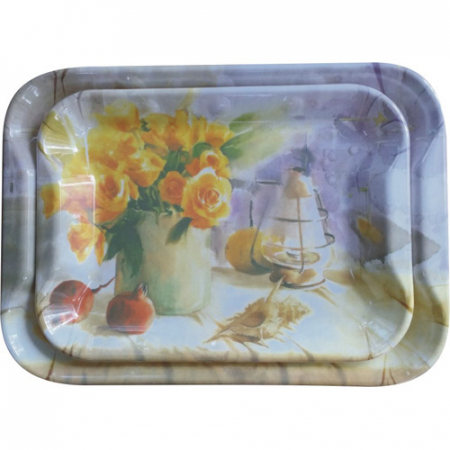 쟁반, 쟁반 손잡이 꽃병 2P 세트 #2