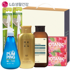 페리오 펌핑 치약 + 리엔 로열젤리 샴푸 + 바디워시 + 비누 + 칫솔 [101-215805]