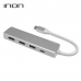 작은이미지: 아이논 USB C타입 to 3.0 4포트 with HDMI 허브 IN- UH110 C #4