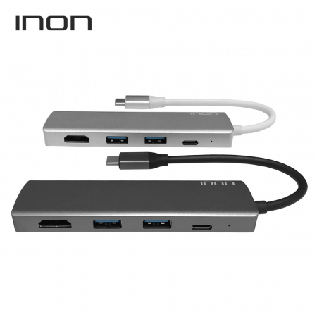아이논 USB C타입 to 3.0 4포트 with HDMI 허브 IN- UH110 C #2