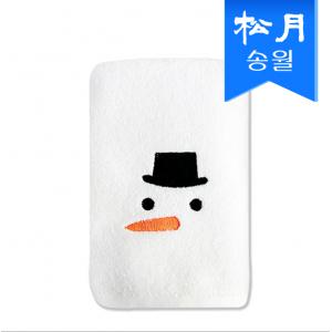 [송월타올]크리스마스 눈사람 타올 s, 40x80cm