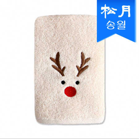 [송월타올]크리스마스 루돌프 타올 s, 40x80cm #2