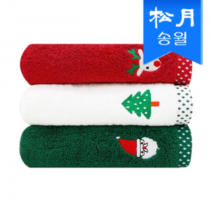 [송월타올]크리스마스 프렌즈 타올 s