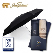 잭니클라우스 5단 미니 몰드 우산 + 타올세트