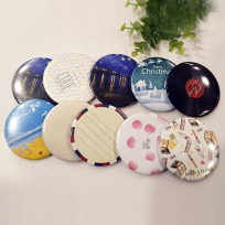 ST-388 심원형 버튼 거울 / 소 , 중 , 대