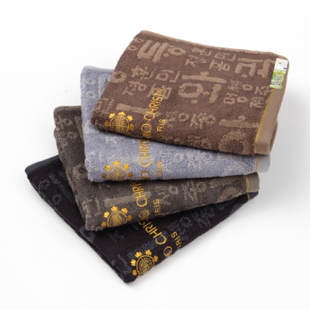 VC 한글 훈민정음 뱀부얀 타올 40x80cm #2