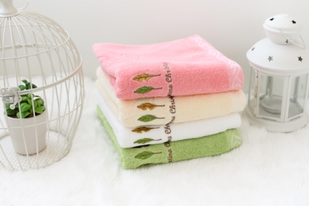 발렌티노크리스티 나뭇잎 타올(로얄 내츄럴) 40x80cm #3