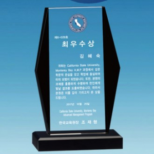 크리스탈 상패 / SD11) 196- 7