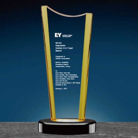 크리스탈 감사패. 공로패 / DS10) 429- 2 #2