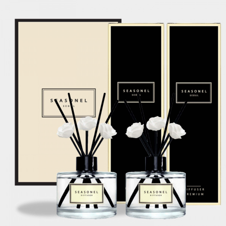 시즈넬 플라워 디퓨저 120ml 미니 로즈x2 #2