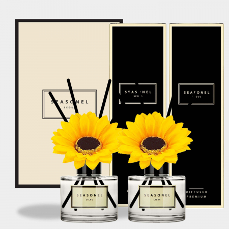 시즈넬 플라워 디퓨저 120ml 해바라기x2 #2