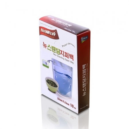 뉴랩뉴 스탠딩 지퍼백 22x23CM 10매 #2