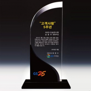 크리스탈 감사패. 공로패 / DS10) 12- 5