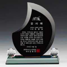 크리스탈 감사패.공로패 /21c12)75-1