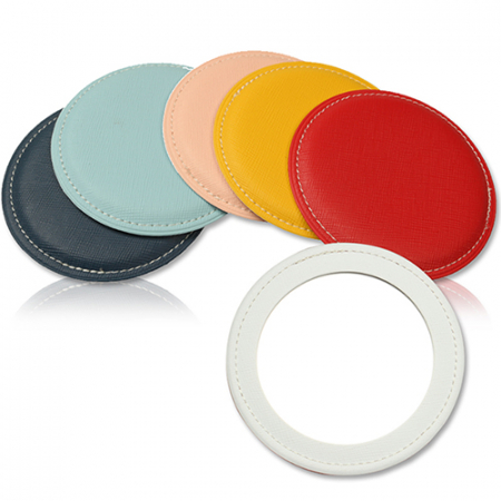 트레블 인조가죽 손거울 #3