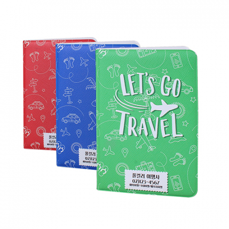 풀컬러 인조가죽 여권지갑 #4