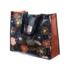 시장가방 빅플라워 타포린 폴딩백 마켓백