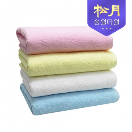 송월 무지 바스타올 [보드레] 62x125cm #2
