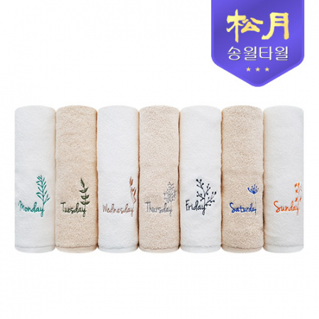 [송월타올] 플라워 데일리 타올 130g #2