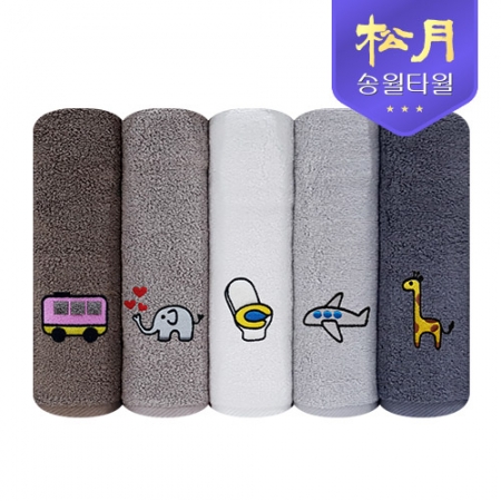 [송월타올] 캐릭터 키즈 타올 40x80cm #2