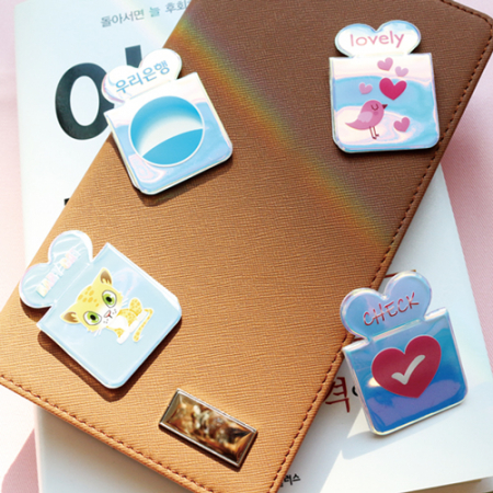 홀로그램 하트 책갈피 #2