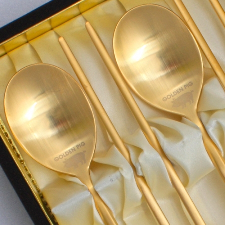 샤틴 황금돼지 수저 선물세트 #3