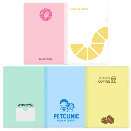 L자 홀더 화일A4 (실크) #2