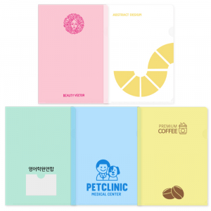 L자 홀더 화일A4 (실크)