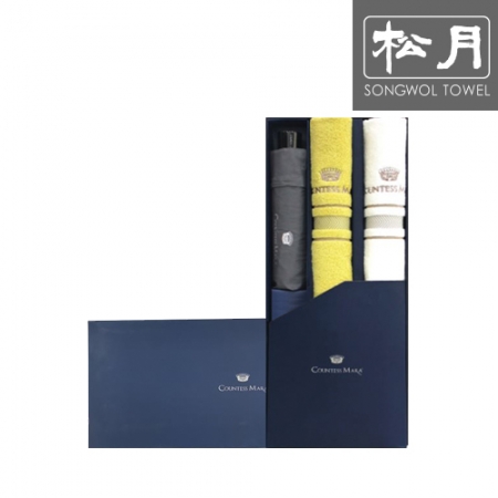 송월 카운테스마라 3단 폰지 우산 1p +센치 타올 2P #2