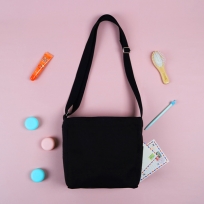 메이드유 사이드 포켓형 크로스 에코백 컬러 22 x 22 옆폭 10CM