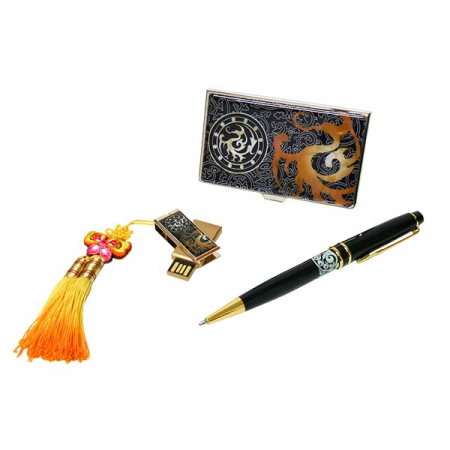 자개 USB 금장 3종 세트 삼족오 8G #2