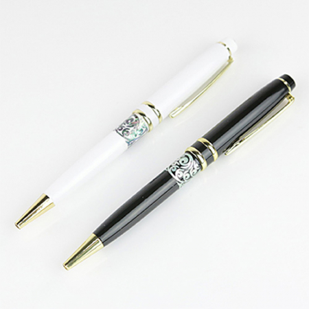 나빌레라 금장 자개띠 볼펜 #2