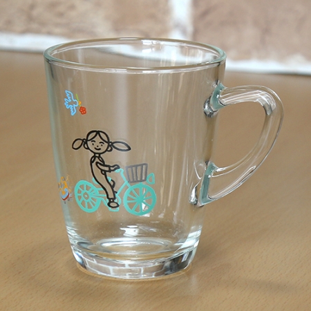 유니온 손잡이 유리 머그잔 #2