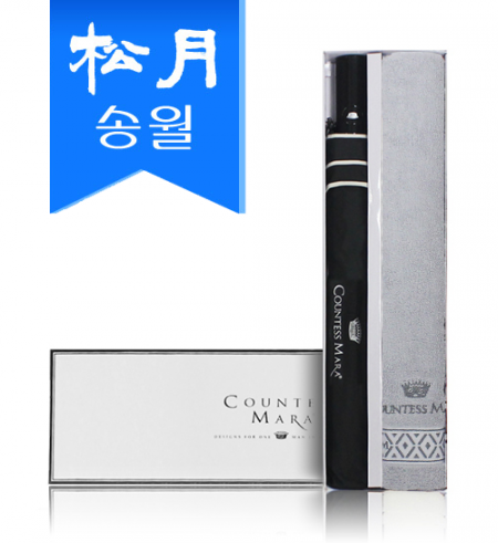 송월 우산 선물세트 (카운테스마라 2단우산 폰지 바이어스1 + 맥스 타올 1) s #2