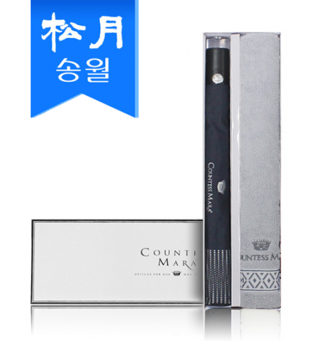 송월 우산 선물세트 (카운테스마라 2단우산 도트보더1 + 맥스 타올 1) s #2