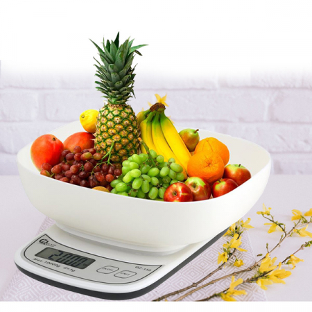 디지털 주방저울 QZ-158 간편 사용 // 건전지 #2