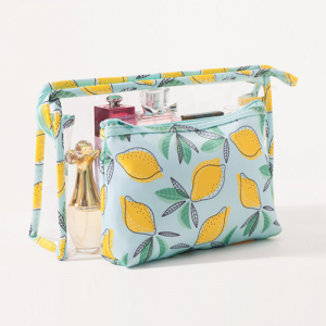 PVC 방수 2중 파우치 2P세트 투명파우치 세트