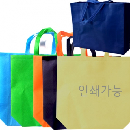 부직포가방, 장바구니, 쇼핑백, 마트용 시장바구니 45x41cm #2