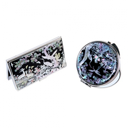 자개 명함 손거울 세트 사슴송학 외 8종 #2