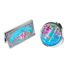 자개 명함 손거울 세트 목단꽃 외 8종