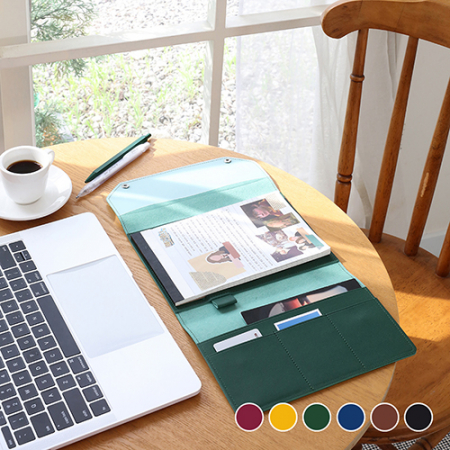 Classic Leather A5 메모패드 날개형 +볼펜세트 #5