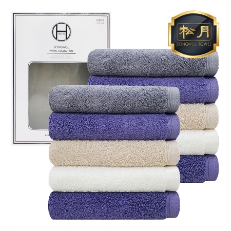 [송월타올] 호텔타올 40수 타올 160G 2매 풀세트 #2