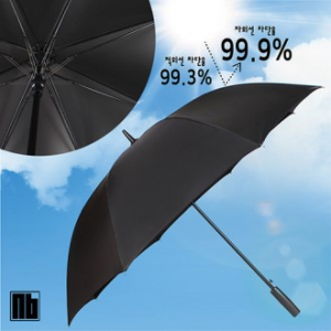 NB 80자동 블랙코팅 VIP의전용 골프우산 (암막)